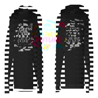 DECODING THE FUTURE A Teachers Motivation Long Sleeve T-Shirt - Monsterry