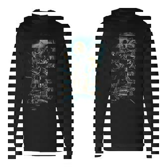 Deep Sea Commercial Diver Fishing Scuba Diving Boating Long Sleeve T-Shirt - Monsterry
