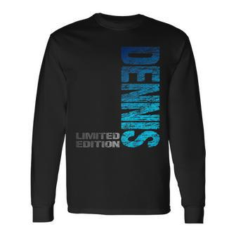 Dennis Name First Name Boy Man Birthday Langarmshirts - Geschenkecke