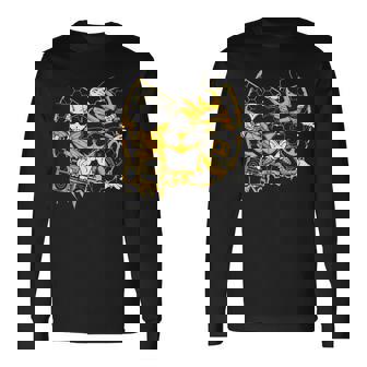 On Back Bees Hip Hop School Rap Lover Long Sleeve T-Shirt | Mazezy