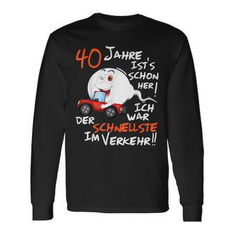 Die Legende Wird 40 Jahre 40S Birthday Langarmshirts - Geschenkecke