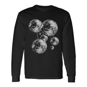 And Disco Ball Pattern 70S 80S Retrointage Langarmshirts - Geschenkecke