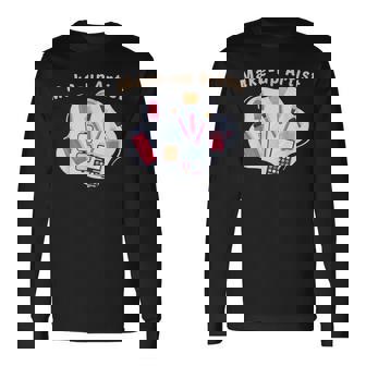Diseñador De Máscaras En El Teatro Maquillador Camiseta de manga larga - Regaloses
