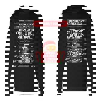 Disorderlyconduct Crumb- Y Attitude About Wearing Matching Long Sleeve T-Shirt - Monsterry