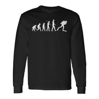 Diver Evolution Diver Diving Sports Langarmshirts - Geschenkecke