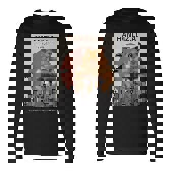 Divertida De Hámster Hamzilla- Lindo Regalo Para Los Amantes Del Hámster Camiseta de manga larga - Regaloses