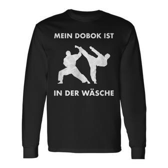 Dobok Taekwondo Kampsport Langarmshirts - Geschenkecke