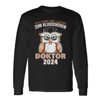 Doctor 2024 Graduation PhD Graduation Party Doctorate Langarmshirts - Geschenkecke