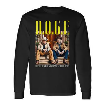 Doge DOGE Make America Efficient Again Trump 2024 Long Sleeve T-Shirt - Thegiftio UK