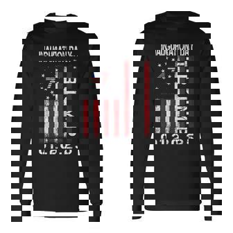 Donald Trump Inauguration Day 2025 47Th President Usa Flag Long Sleeve T-Shirt | Mazezy