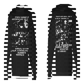 Dostoievski Me Obligó A Hacerlo Culpa A Los Hermanos Karamazov Camiseta de manga larga - Regaloses