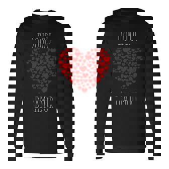 Doudou D'amour Mignon Saintalentin Amour Couple Cadeau T-shirt à manches longues - Cadeauxyz