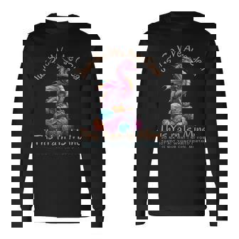 Dragon Colorful Yarn Eggs Just So We Are Clear Yarn Is Mine Long Sleeve T-Shirt - Seseable
