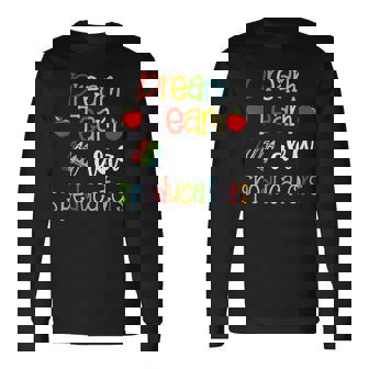 Dream Team AKA Special Education Teachers Cute Speducators Long Sleeve T-Shirt - Monsterry