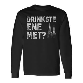 Drinkste Ene Met Kölsches Grundgesetz Carnival Cologne Langarmshirts - Geschenkecke