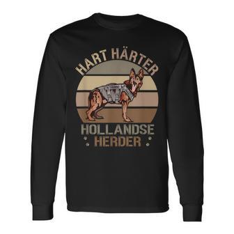 Dutch German Shepherd Hard Hardener Hollandse Herder Dog Langarmshirts - Geschenkecke