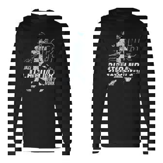 Dynamic Pose Jazz Chisholm Jr New York Baseball Mlbpa Long Sleeve T-Shirt | Mazezy