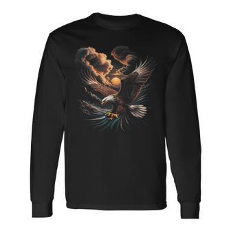 Eagle Bird Watching Wildlife American Pride Bald Eagle Usa Langarmshirts - Geschenkecke