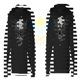 Eagle Spirit Guardian Power Animal Totem Spiritual Shamanic Tank Top Long Sleeve T-Shirt - Monsterry