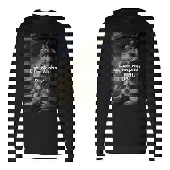 Eat Drink Alpha Repeat Long Sleeve T-Shirt | Mazezy