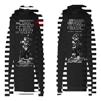 Edgar Allan Poe Dj Humor Literario Poe-Tential Unlocked Sin Mangas Camiseta de manga larga - Regaloses