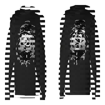 Edgar Allan Poe X Raven Gothic Camiseta de manga larga - Regaloses