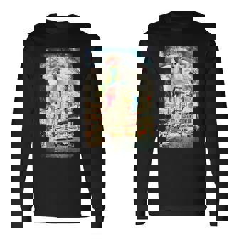 EDM Trippy Street UFO Dance Rave Music Festival Tank Top Long Sleeve T-Shirt - Monsterry