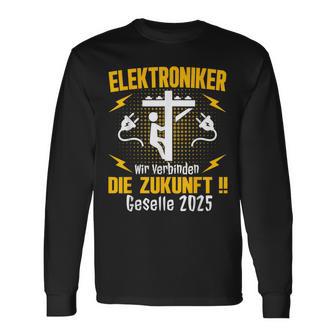 Elektroniker Azubi Ausbildung Gesellenprüfung Geselle 2025 Langarmshirts - Geschenkecke