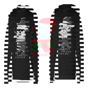 Elf Esteem Christmas Festive Seasonal Long Sleeve T-Shirt - Monsterry