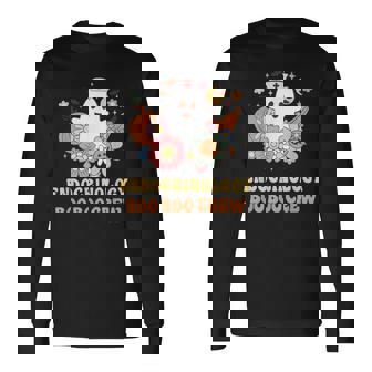 Endocrinology Boo Boo Crew Nurse Halloween Long Sleeve T-Shirt - Monsterry