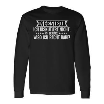 Engineer Saying Mechanical Engineer Engineer Langarmshirts - Geschenkecke