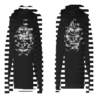 Entrenamiento Gorila Culturismo Fitness Divertido Gimnasio Levantador Camiseta de manga larga - Regaloses