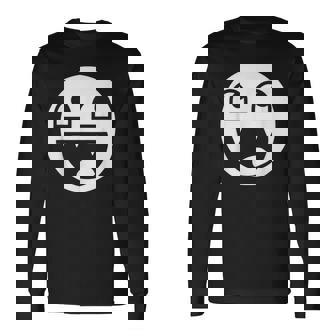 Epic Face Vampire Y2k Streetwear Emo Long Sleeve T-Shirt - Thegiftio UK
