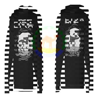 Eritrea Cultural Identity Emblem T-Shirt Long Sleeve T-Shirt - Monsterry