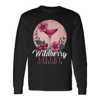 Es Eskaliert Eh Sommer Cocktail Party Wildberry Lillet Damen Langarmshirts - Geschenkecke