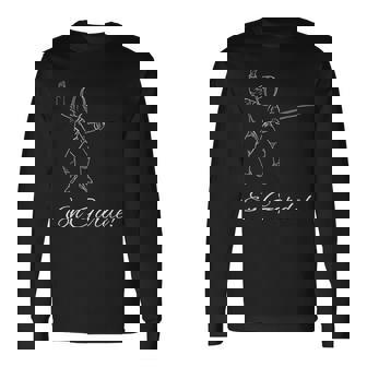 Esgrima En Garde Dibujo Camiseta de manga larga - Regaloses