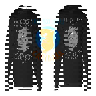 Este Chico Ama A Los Carpinchos Roedores Capybara Capybar Camiseta de manga larga - Regaloses