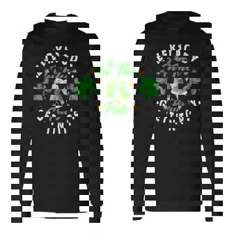 Everybody In The Pub Getting Tipsy Patrick's Day Long Sleeve T-Shirt - Monsterry
