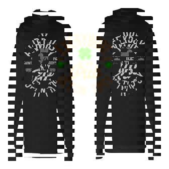 Everybody In The Pub Getting Tipsy Long Sleeve T-Shirt | Mazezy