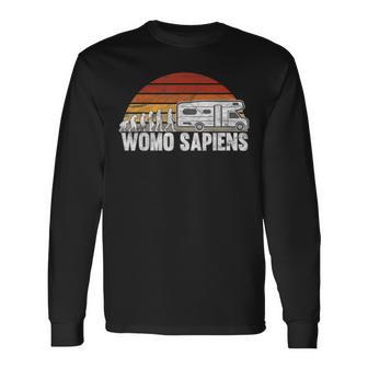 Evolution Caravan Camping Womo Sapiens Langarmshirts - Geschenkecke