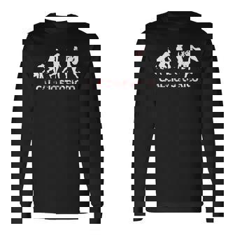 Evolution Football Historique Football Fiorentino Football En Costume T-shirt à manches longues - Cadeauxyz