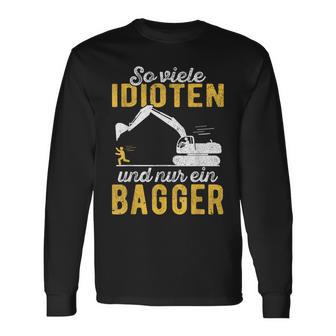 Excavator Driver Digger Guide Construction Worker Construction Nur Ein Digger Langarmshirts - Geschenkecke