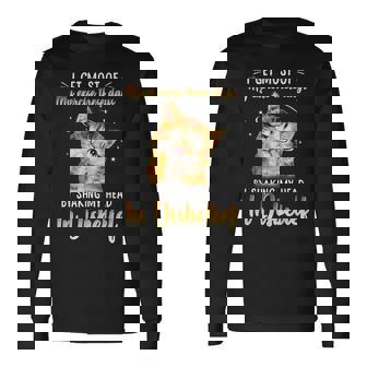 I Get Most Of My Exercise These Day By Shaking My Head Cat Long Sleeve T-Shirt - Thegiftio UK