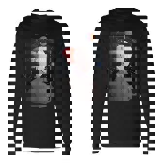 Faceless Man Planet Astronaut -Astral Cosmic Space Long Sleeve T-Shirt - Monsterry