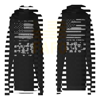 Fafo Flag Long Sleeve T-Shirt - Thegiftio