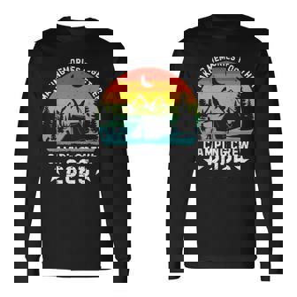 Family Camping Crew 2025 Outdoor Camper Group Matching Long Sleeve T-Shirt | Seseable CA