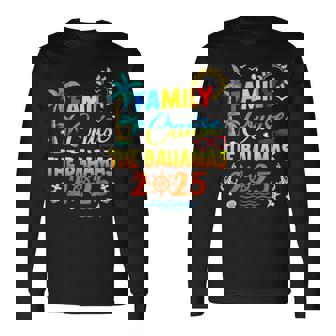 Family Cruise The Bahamas 2025 Summer Matching Vacation Long Sleeve T-Shirt - Seseable