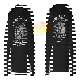 Family Vacation 2025 Vintage Florida St Augustine Beach Long Sleeve T-Shirt | Mazezy