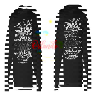 Family Vacation Orlando 2025 Matching Vacation 2025 Long Sleeve T-Shirt | Mazezy