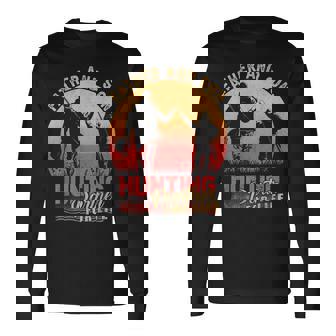 Father And Son Hunting Partners Buddies For Life Fathers Day Long Sleeve T-Shirt | Mazezy